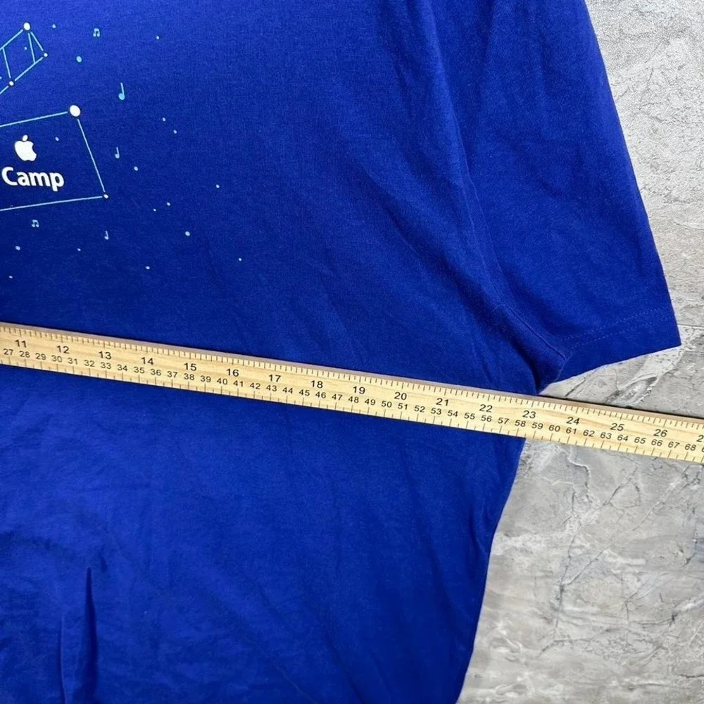 Vintage‎ Y2K Apple Employee CAMP 'Make Movie Magic' Shirt size Men's XL Workwear